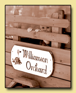 Williamson Orchards Sign